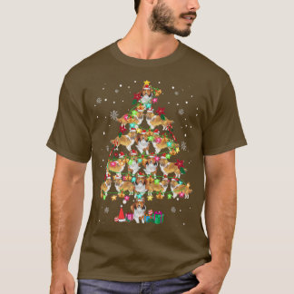 Shetland Sheepdog Christmas Tree Funny Sheltie Chr Tシャツ