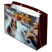 Shetland Sheepdog Holiday  ラージペーパーバッグ (裏面アングル)