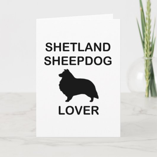 Shetland Sheepdog Lover カード (正面)