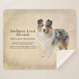Shetland Sheepdog Loyalty and Quiet Devotion シェルパブランケット
