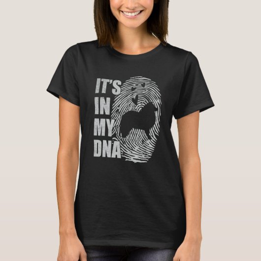 Shetland Sheepdog Sheltie DNA Dog Mom Dad Dog Tシャツ (正面)