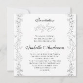 Shetland Sheepdog Sheltie Garden Tapestry Invites サンキューカード (裏面)