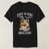 Shetland Sheepdog Tシャツ (デザイン正面)