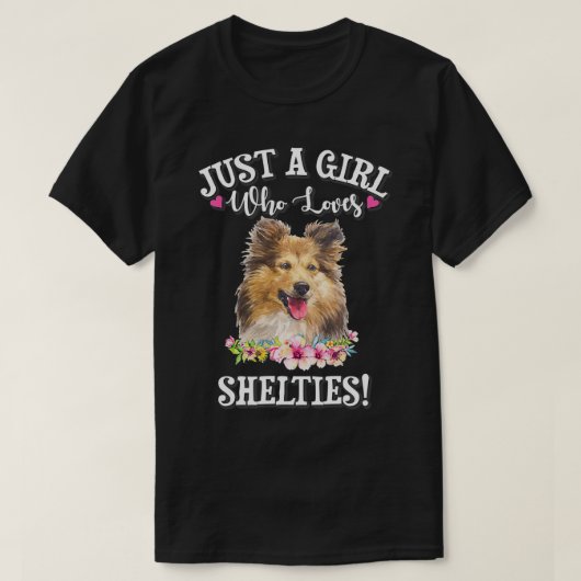 Shetland Sheepdog Tシャツ (デザイン正面)