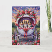 Shetland Sheepdog Valentine's Day  カード (正面)