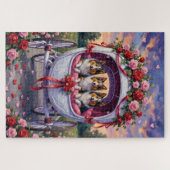 Shetland Sheepdog Valentine's Day  ジグソーパズル (横)