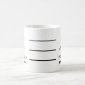 Shhほとんど今計量カップのコーヒーを話すことができます コーヒーマグカップ (中央)