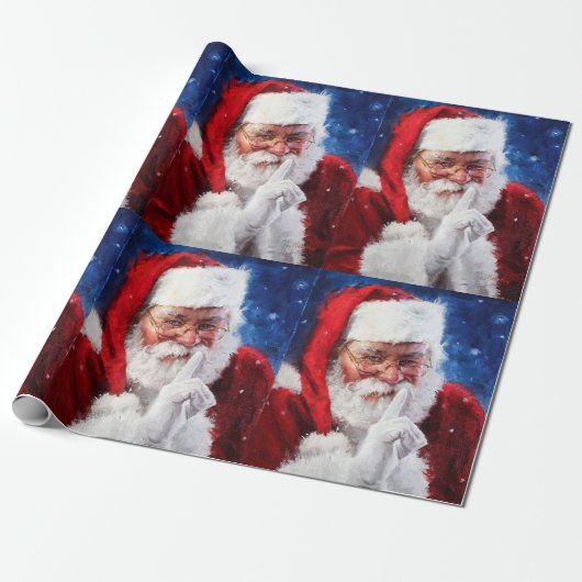 SHHサンタ ラッピングペーパー (アンロールド)