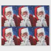 SHHサンタ ラッピングペーパー (フラット)