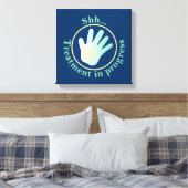 Shhトリートメント進行中 キャンバスプリント (インサイチュ (寝室))