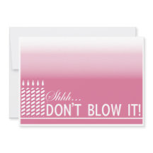 Shh驚きの誕生日のパーティの招待状