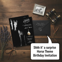 Shh驚きの馬の彼らの誕生日