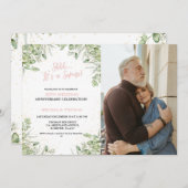 Shh50周年は驚結婚きだ 招待状 (正面/裏面)