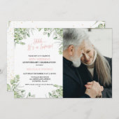 Shh50周年は驚結婚きだ 招待状 (正面/裏面)