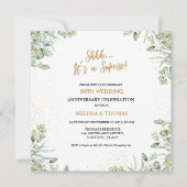 Shh50周年は驚結婚きだ 招待状 (正面)