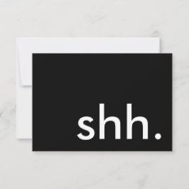 shh。 それはびっくりパーティです! 招待状