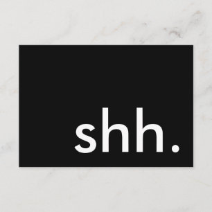 shh。 それはびっくりパーティです! 招待状