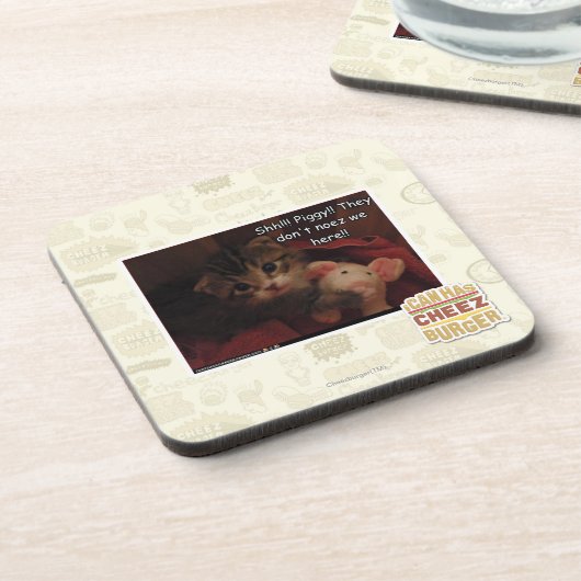 Shh!!! 豚のよう!! コースター (左側)