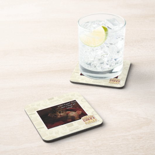 Shh!!! 豚のよう!! コースター (右側)