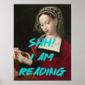 Shh Iはルネッサンス読スの絵を描引用文ウォール ポスター (正面)