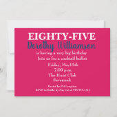 Shh It's A Surprise Birthday Party Invitation 招待状 (正面)