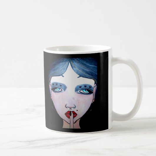 Shh... mugg コーヒーマグカップ (右)