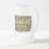 Shh-sh – ビール泡立て器 フロストグラスビールジョッキ (正面右)