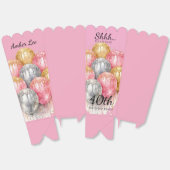 Shh Surprise Birthday Party Favor フェイバーボックス (見開き)