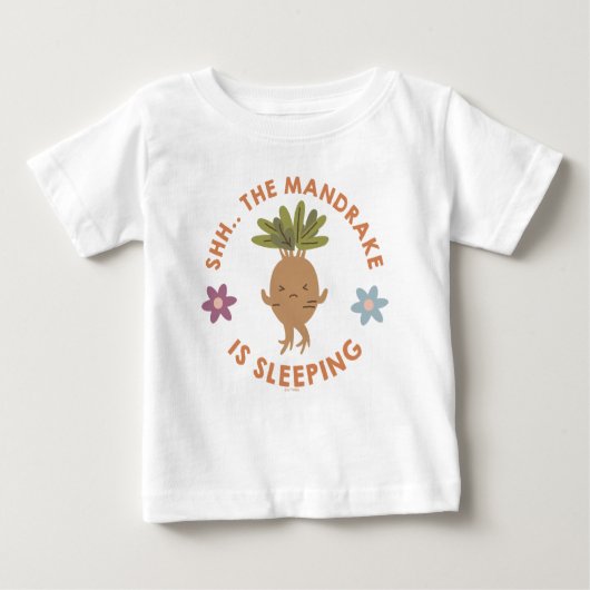 Shh.. The Mandrake Is Sleeping ベビーTシャツ (正面)