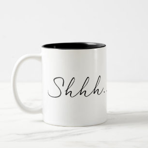 Shhhこれはコーヒーではないです ツートーンマグカップ