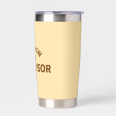 Shhhスーパーバイザサーマルタンブラおもしろいーを表示 保温保冷タンブラー (左面)