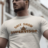 ShhhスーパーバイザTおもしろいシャツを表示 Tシャツ