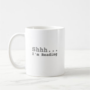 Shhh私はおもしろいな を読んでいます コーヒーマグカップ
