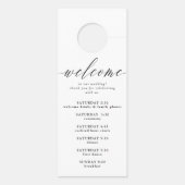 Shhh繊細な書道は邪魔しな結婚い ドアノブサイン (裏面)