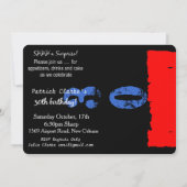 SHHH驚くべき汚い30歳の誕生日パーティー 招待状 (裏面)