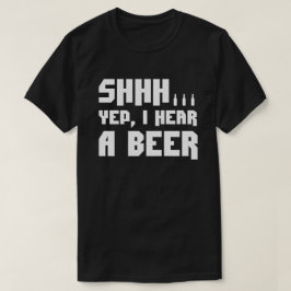 Shhh。 私はおもしろいなくまを聞きます tシャツ