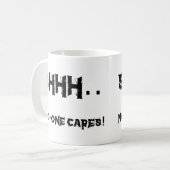 Shhh -誰も…気になります コーヒーマグカップ (正面左)
