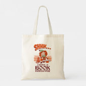Shhh I Have a Book Hangover Bookworm おもしろい. トートバッグ (裏面)