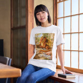 Shhh… I’m Reading Cozy Reading Dragon  Tシャツ