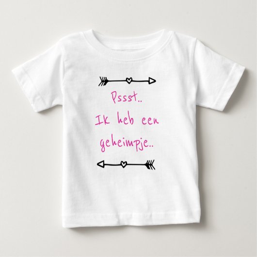 shhh.. Ik heb een geheim.. ベビーTシャツ (正面)