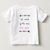 shhh.. Ik heb een geheim.. ベビーTシャツ (裏面)