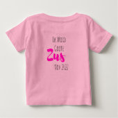 shhh.. Ik heb een geheim... grote zus ベビーTシャツ (裏面)