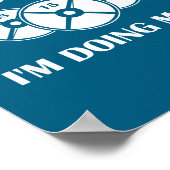 Shhh I'm Doing Math Weight Lifting Math Lover Quot ポスター (角)