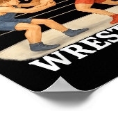 Shhh I'm Watching Wrestling Funny Wrestling Lover  ポスター (角)