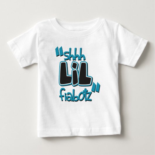 Shhh LIL Fiabotz ベビーTシャツ (正面)
