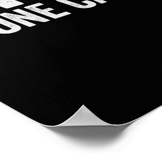 Shhh No one 気に皮肉なおもしろい引用文ギフト ポスター (角)