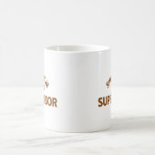 Shhh Show Supervisor Funny Mug コーヒーマグカップ (中央)