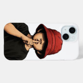 Shhh Silence Please Iphone case|ミニマルストリートアート Case-Mate iPhoneケース (裏面 (横))