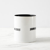 Shhhhはの誰も気になります ツートーンマグカップ (中央)