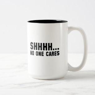 Shhhh… 誰も気になりません ツートーンマグカップ